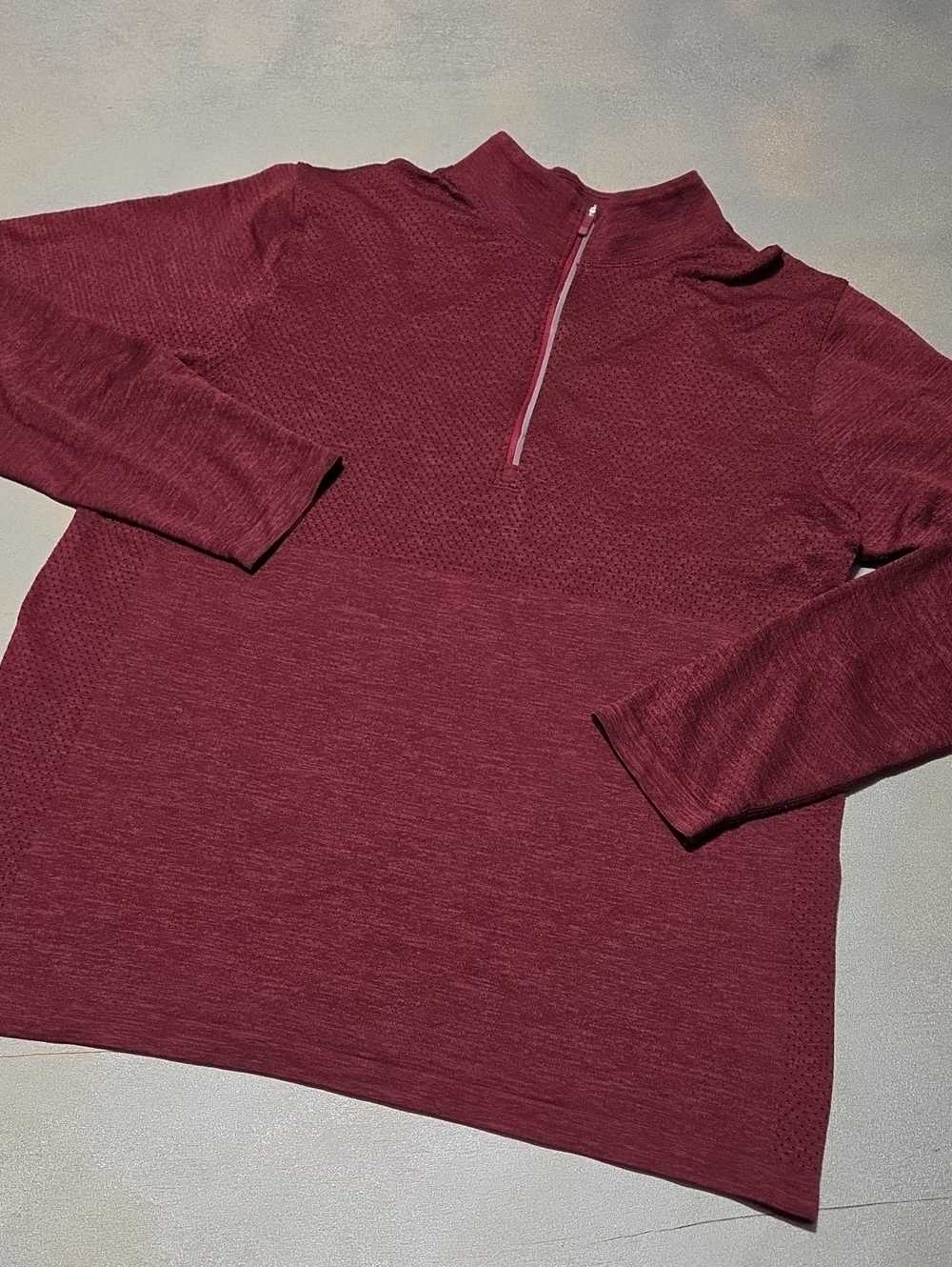 lululemon athletica Women's Half-Zip Turtleneck Sweater - Burgundy